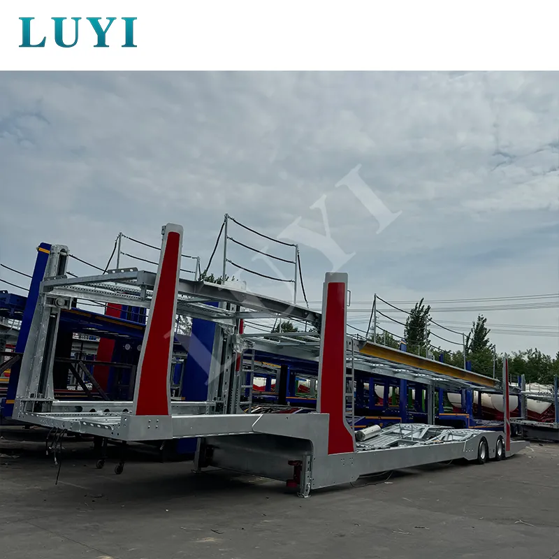 2-Axle 8-รถกึ่งพ่วงบรรทุกรถยนต์