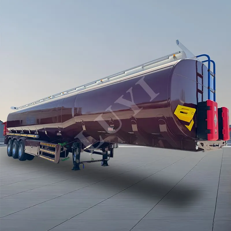 3 - เพลา 0-cubic Carbon Steel Oil Tank Semi-trailer