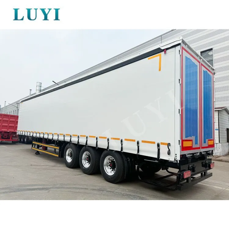 รถพ่วงม่านข้าง 3 เพลา