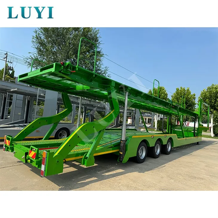 รถพ่วงบรรทุกรถ 3 เพลา