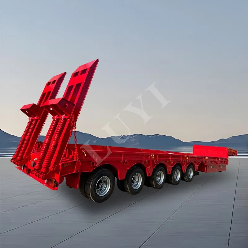 6 - เพลา 80 - ton semi-trailer ต่ำ
