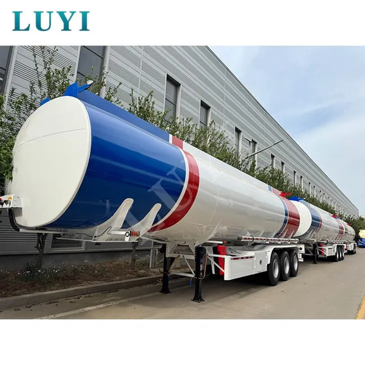 ใหม่ล่าสุด 3 เพลา 45,000 ลิตร 3 ช่องรถพ่วงบรรทุกน้ำมันที่ปรับแต่งได้