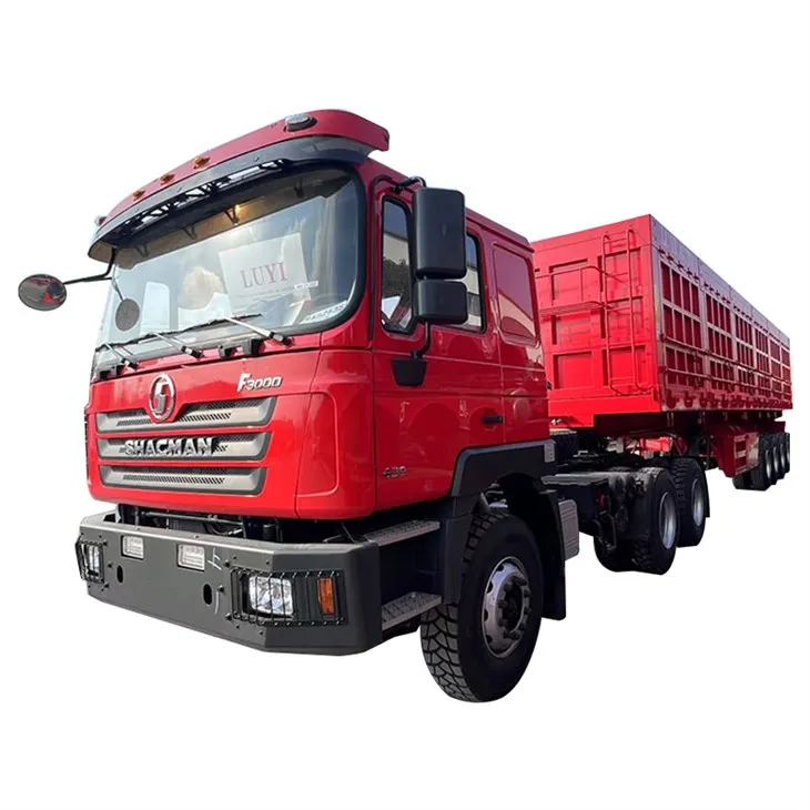 รถกึ่งพ่วงดั๊มด้านข้าง 4 เพลาที่ทนทาน