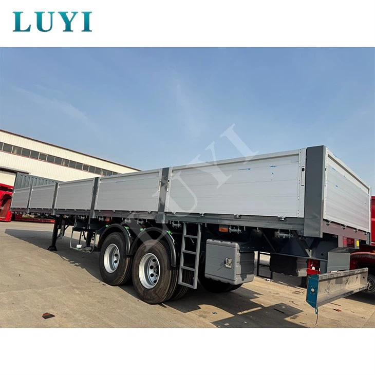 Two Axle Aluminum Alloy Side Wall Semi Trailer best