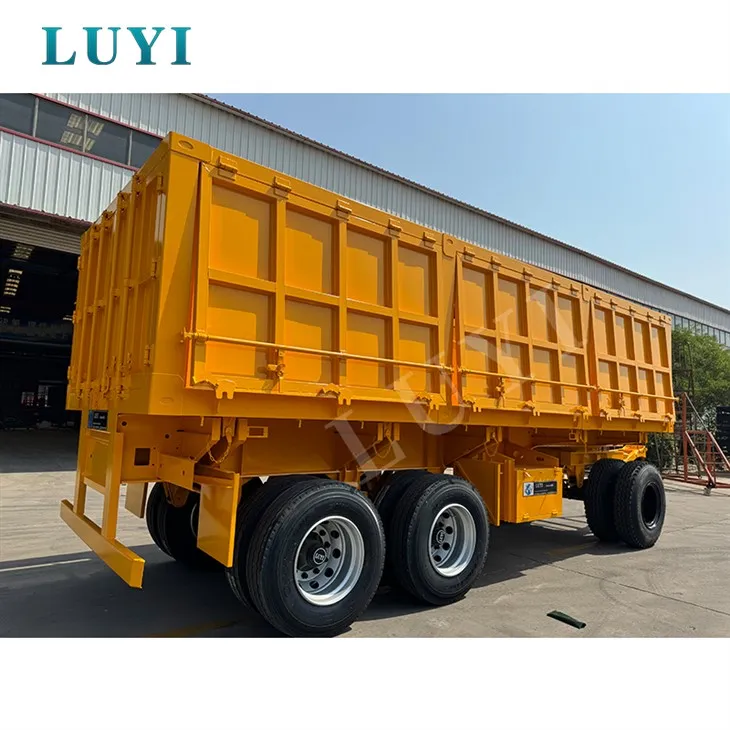 เทรลเลอร์กึ่งด้านข้างของแกนรองรับ